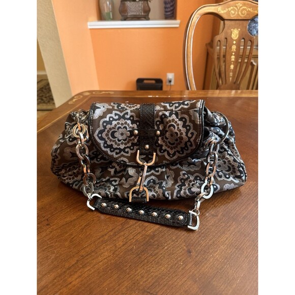 Rafe New York RARE VINTAGE Black Rajasthan Hobo Resort Collection - Picture 7 of 16